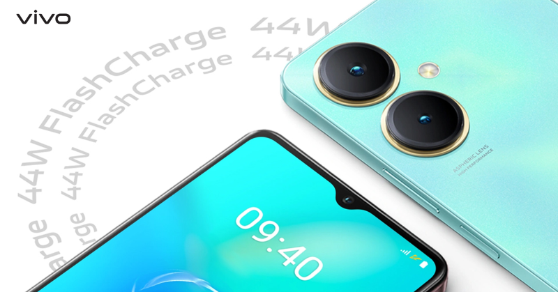vivo boasts the 44W fast charging speeds and storage features of Y27 4G smartphone!