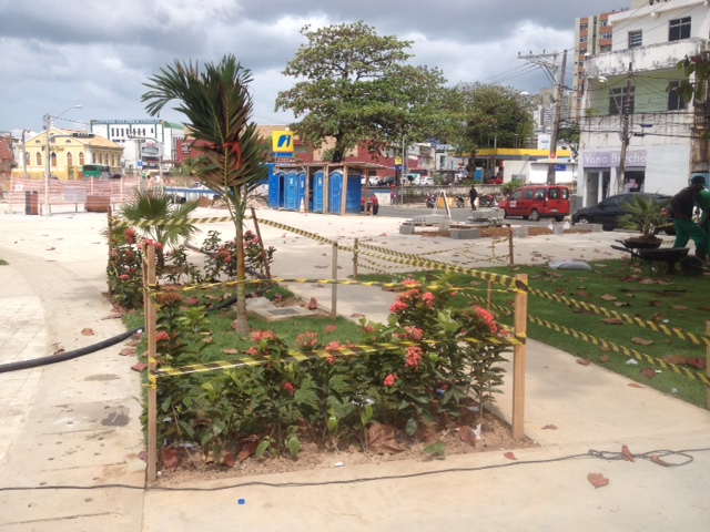 Obras no Largo da Mariquita em fase de conclusão 