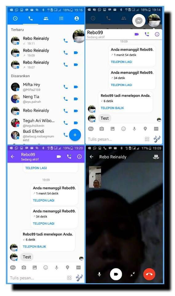 FB Messenger Mod Original Versi Clone Video Call APK | Apk ...