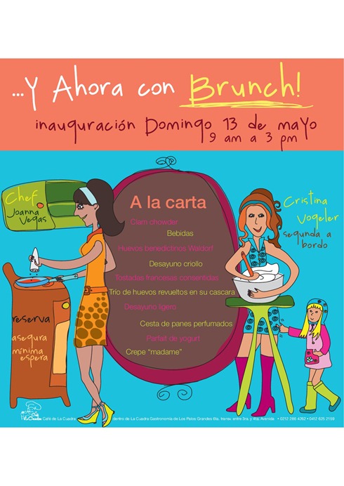 brunch cafe de la cuadra dia de las madres