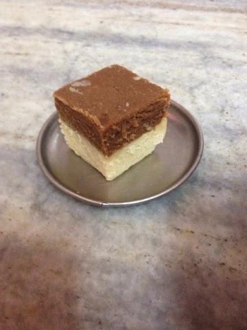 Vanilla Choco Burfi