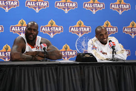 2009 NBA All Star Game - Shaquille O'Neal and Kobe Bryant Speaking to the Media after Winning the 2009 NBA All Star Game MVP Award