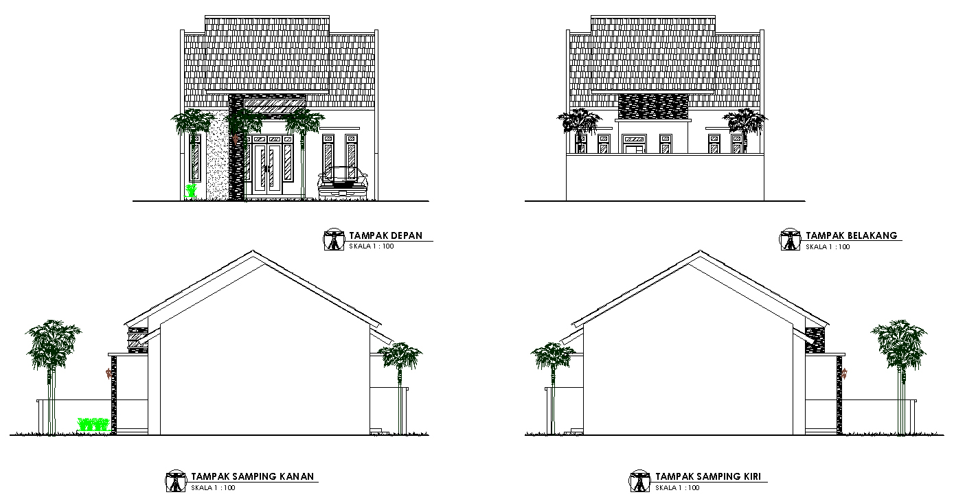Desain Rumah Sederhana Minimalis Uk 8x15 Jasa Desain Rumah