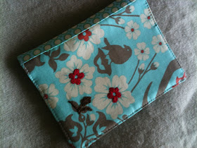 Fabric covered notebook