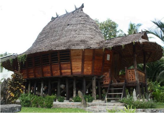 Bentuk Arsitektur Rumah Adat Nias  dan Fungsinya