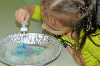 Painting on Ice, from Paula's Preschool and Kindergarten