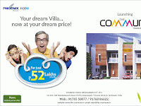 villas at Rs. 52 Lakhs with all modern amenities in 40 acres township