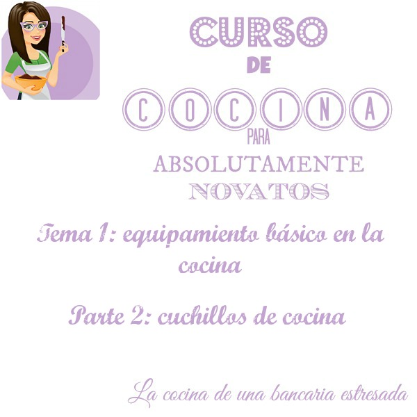 Curso de cocina para novatos, equipamiento básico