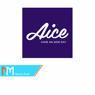 Nama Font Logo Aice Ice Cream Download