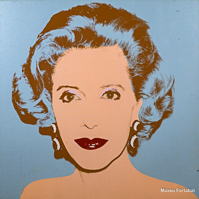 "Retrato da Senhora Amalia Lacroze de Fortabat", de Andy Warhol