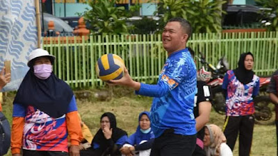 Walikota Pagaralam Buka Turnamen Volleyball Putri ASN