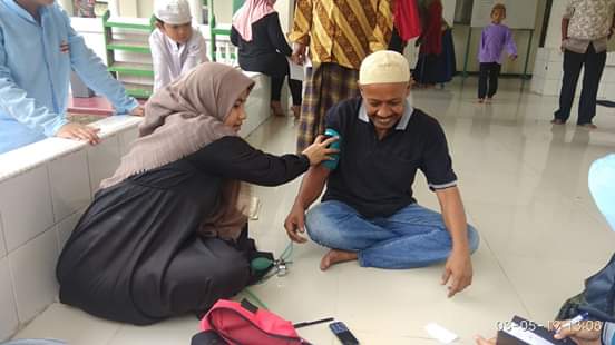 Inovasi Puskesmas Kuraitaji,  Cek Kesehatan Masyarakat, Di Masjid Raya Toboh Palabah