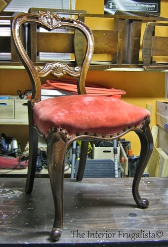 Curvy Antique Occasional Chair Makeover