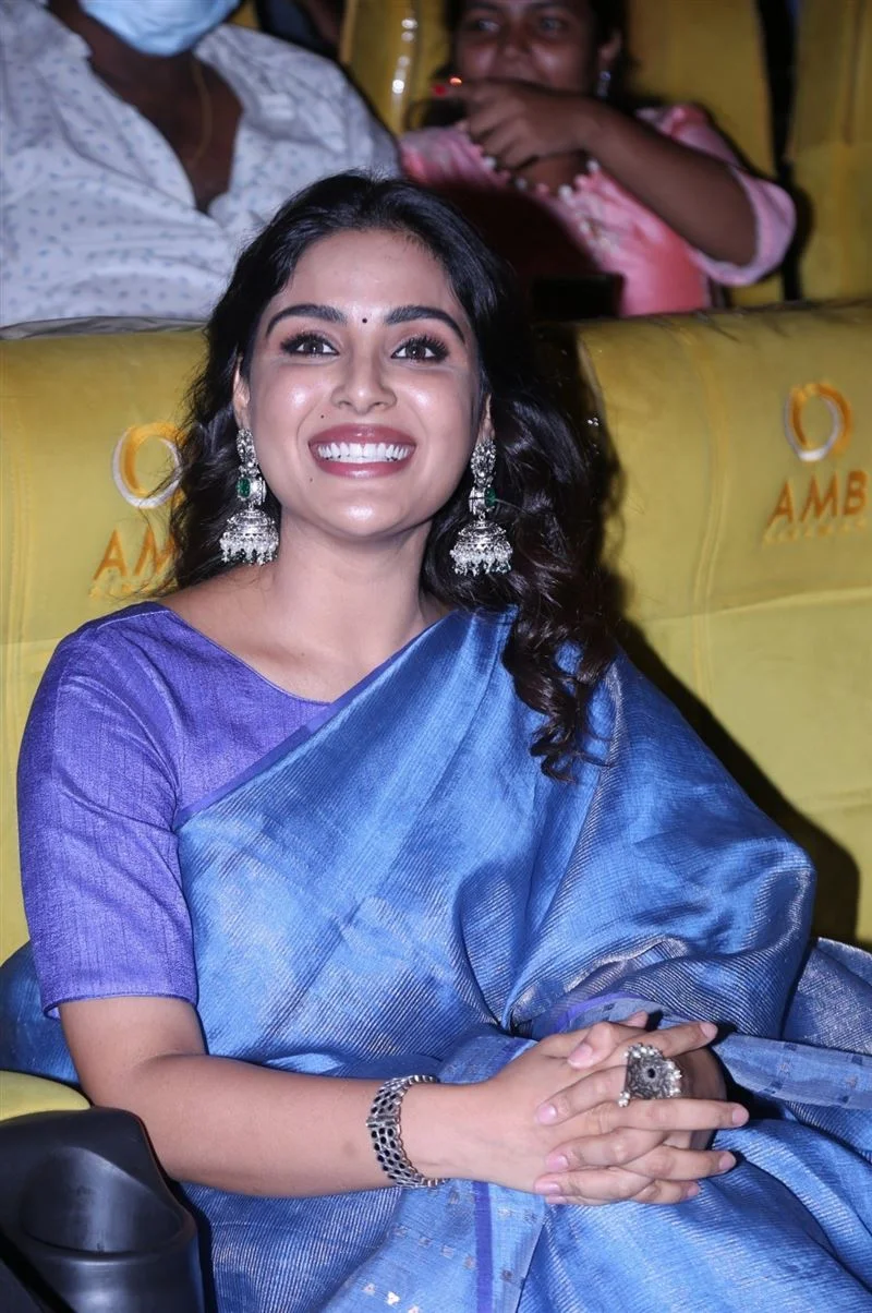 Actress Samyuktha Menon at Bimbisara Movie Trailer Launch