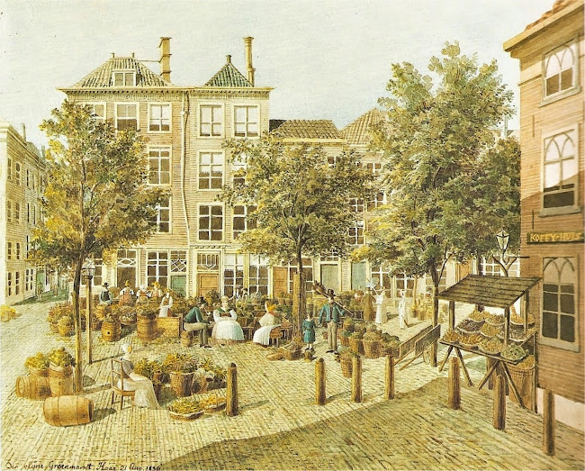 Felix Mendelssohn - Der klyne Groenmarkt (The Haque c.1836)