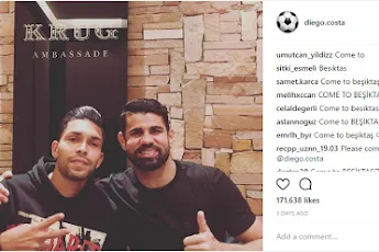 Diego Costa breaks Instagram record for most commented photo
