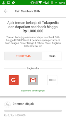 Kode promo Tokopedia