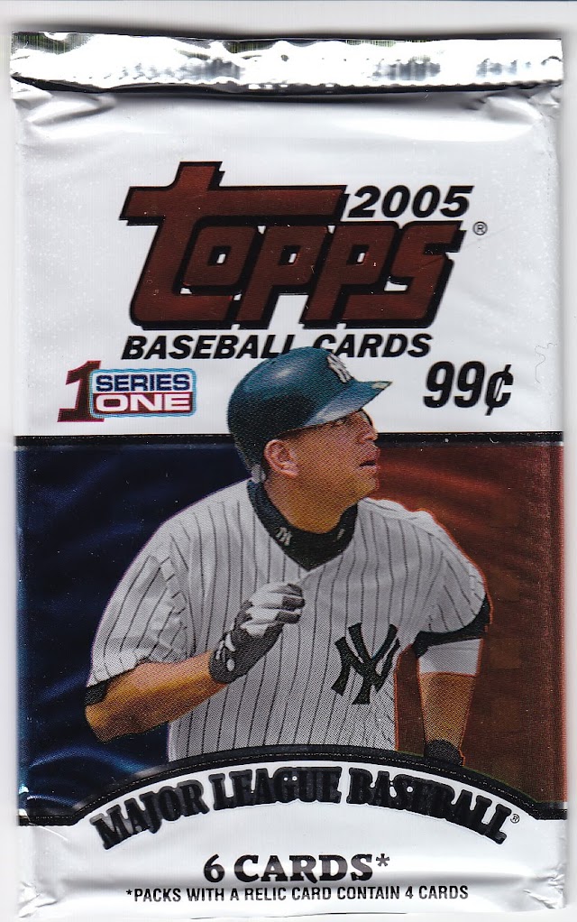 2005 Topps series one pack break
