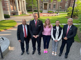 رئيس الرعاية الصحية يشهد حفل تخريج الدفعة الثالثة للطلاب المصريين بجامعة هارفارد الأمريكية