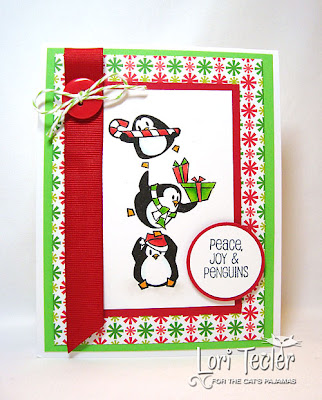 Peace, Joy, and Penguins-designed by Lori Tecler-Inking Aloud-stamps from The Cat's Pajamas