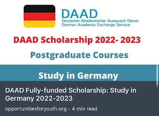 DAAD Scholarships 2022: ஜெர்மனியில் படிக்க இலவச உதவித்தொகை!