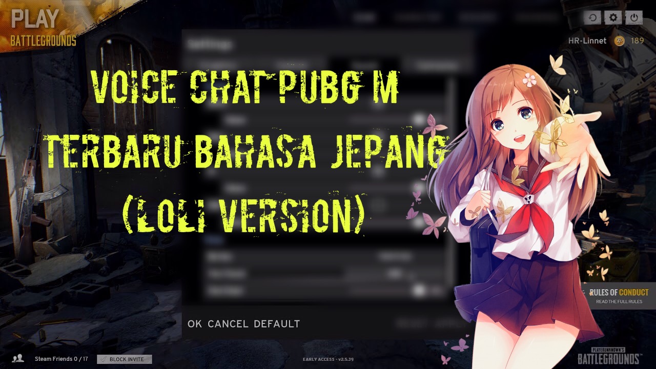 Update Mei Voice Quick Chat PUBG Mobile Bahasa Jepang Versi Loli