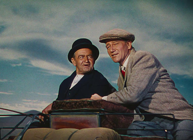 Imagen de 'El hombre tranquilo (1952)' - Barry Fitzgerald y John Wayne