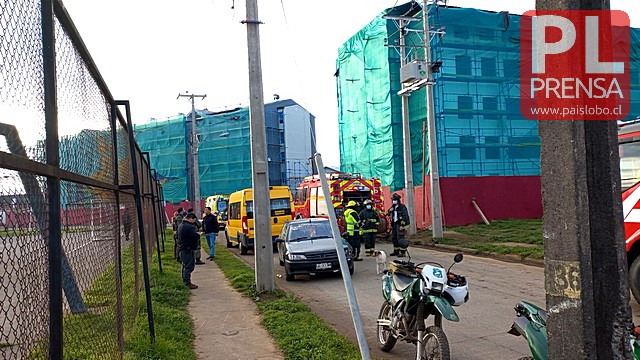 Osorno: accidente vehicular involucra furgón escolar