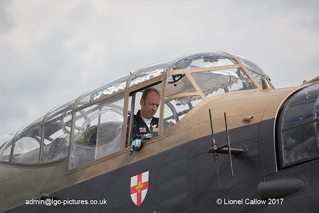 BBMF Lancaster testing the engines 