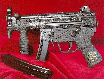 Etched Gun Stocks