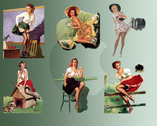 Free Wallpaper Vintage Pin Up Girl