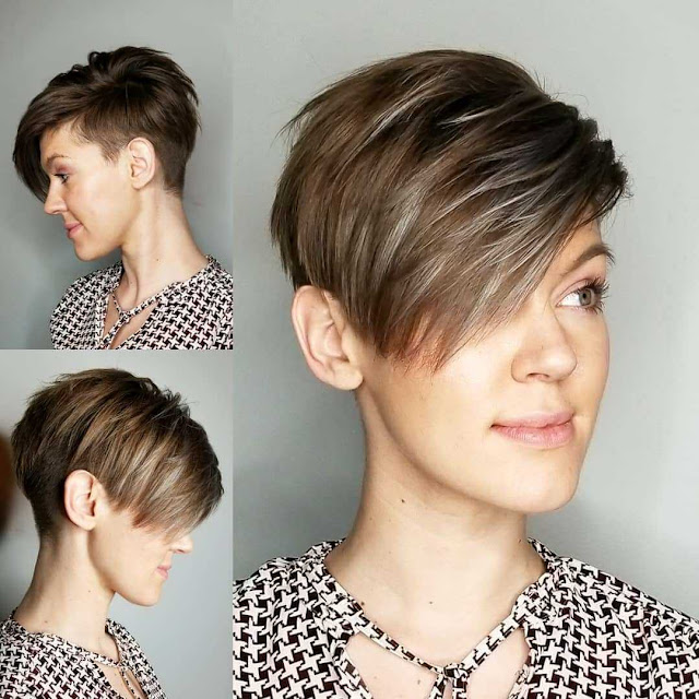 Smoothed Out Pixie Hair Style