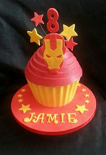 Cupcakes Iron Man, parte 2