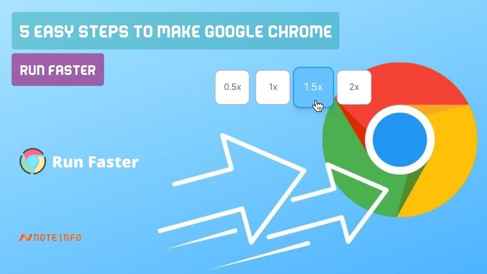 5 Easy steps to make Google Chrome run faster