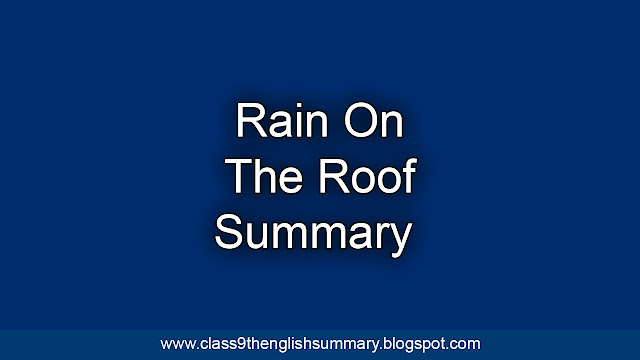 Rain On The Roof Summary 