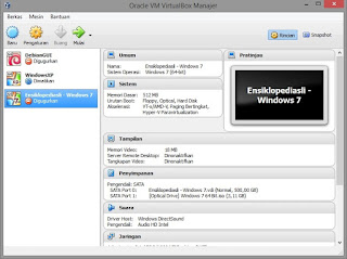 Cara Mudah Install Windows 7 VirtualBox Lengkap+Gambar