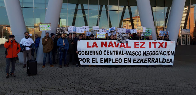 Protesta de los trabajadores de La Naval en BEC!