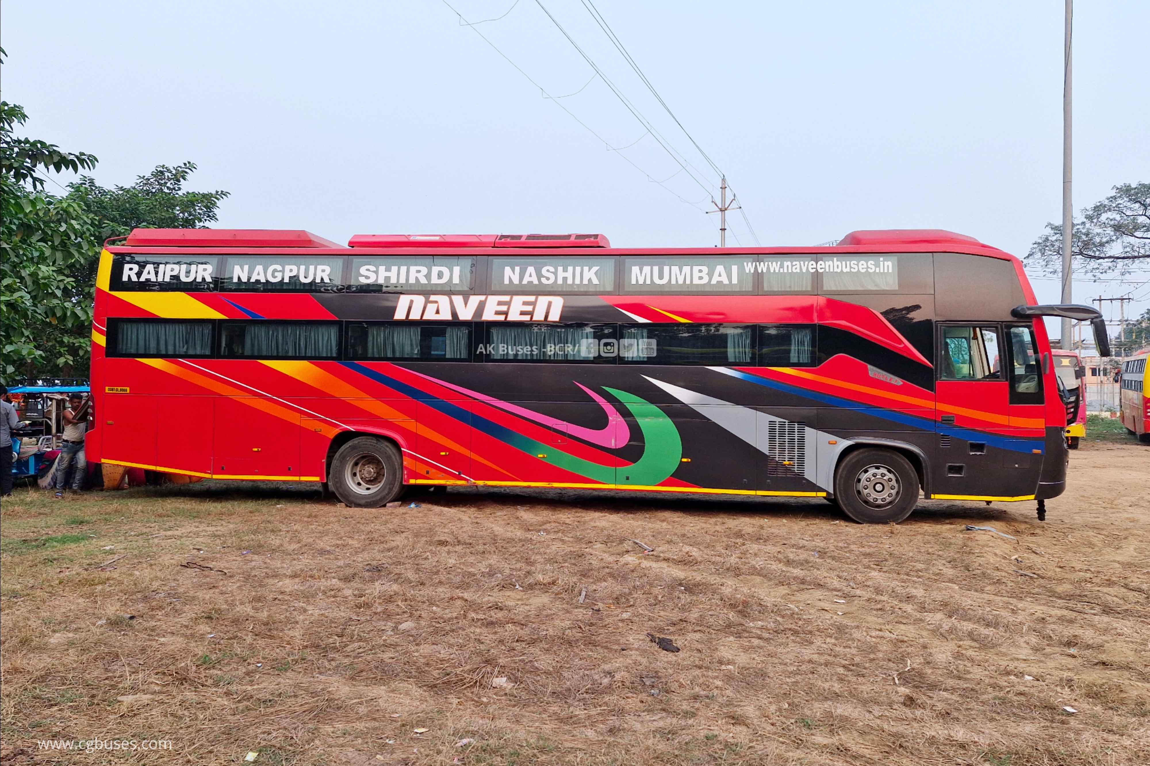 naveen travels sutlej premium bus