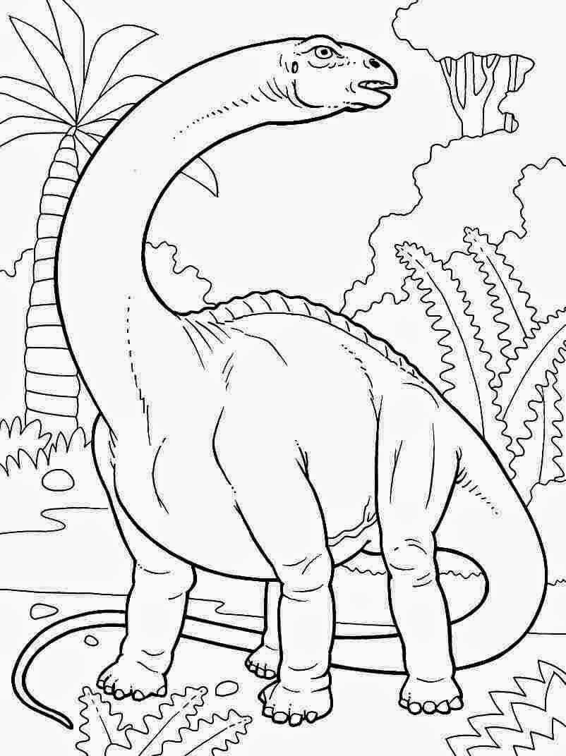 dinosaur free printable coloring pages