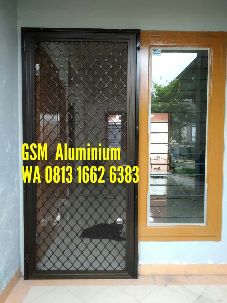 KUSEN ALUMINIUM  GARUDA Harga  Pintu  Expanda  Kasa Nyamuk Rp 