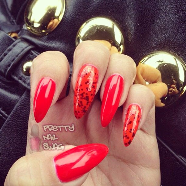 She a red devil👹🥀 • • • #Nails #nailz #nailart #nailtech #acrylicnails  #manicure #squarenails #coffinnails #frenchnails #explore #beauty #… |  Instagram