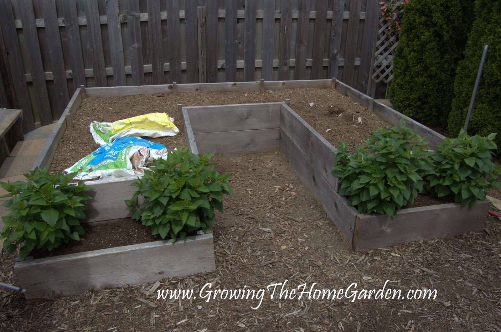 Garden Plans and Ideas: A 'U' Shaped Raised Bed Garden Layout