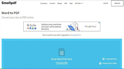 Website Pengubah Dokumen menjadi Pdf