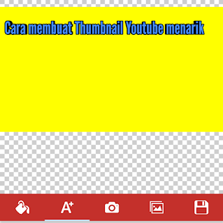 Cara membuat Thumbnail Youtube menarik Di android