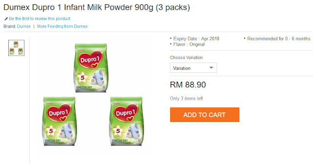 susu murah di lazada