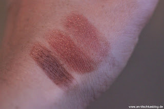 Review: CATRICE Blessing Browns - lecker schokoladig! - Melting Lip Colours C03 Swatch - www.annitschkasblog.de