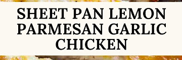 sheet pan lemon parmesan garlic chicken #chicken #chickenrecipes