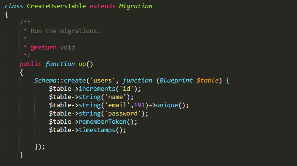 2 Cara Mengatasi Error saat Migrate pada LARAVEL 5.3, 54  