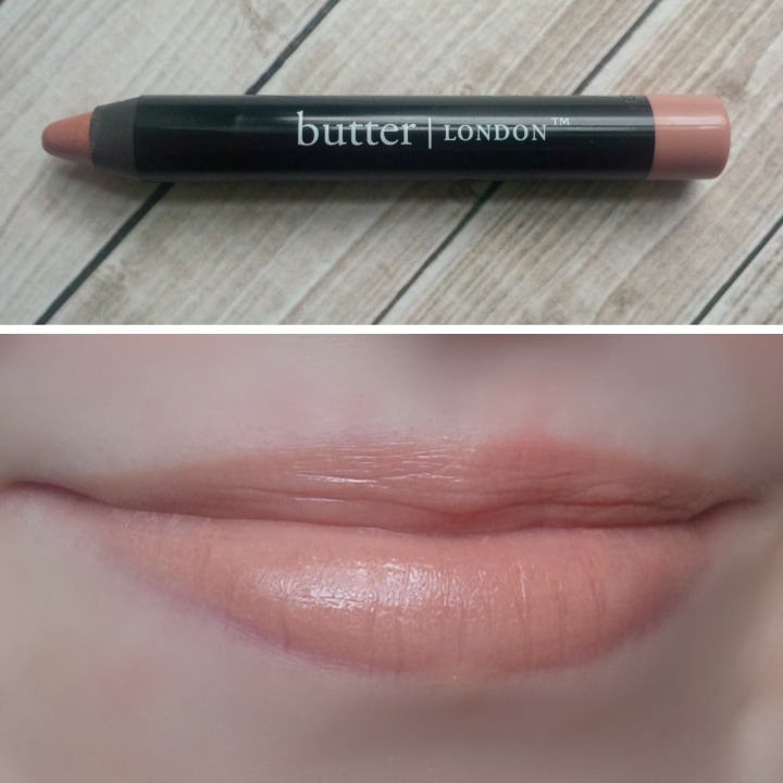 Butter London lip swatch swatches Tea with the Queen Bloody Brilliant Lip Crayon