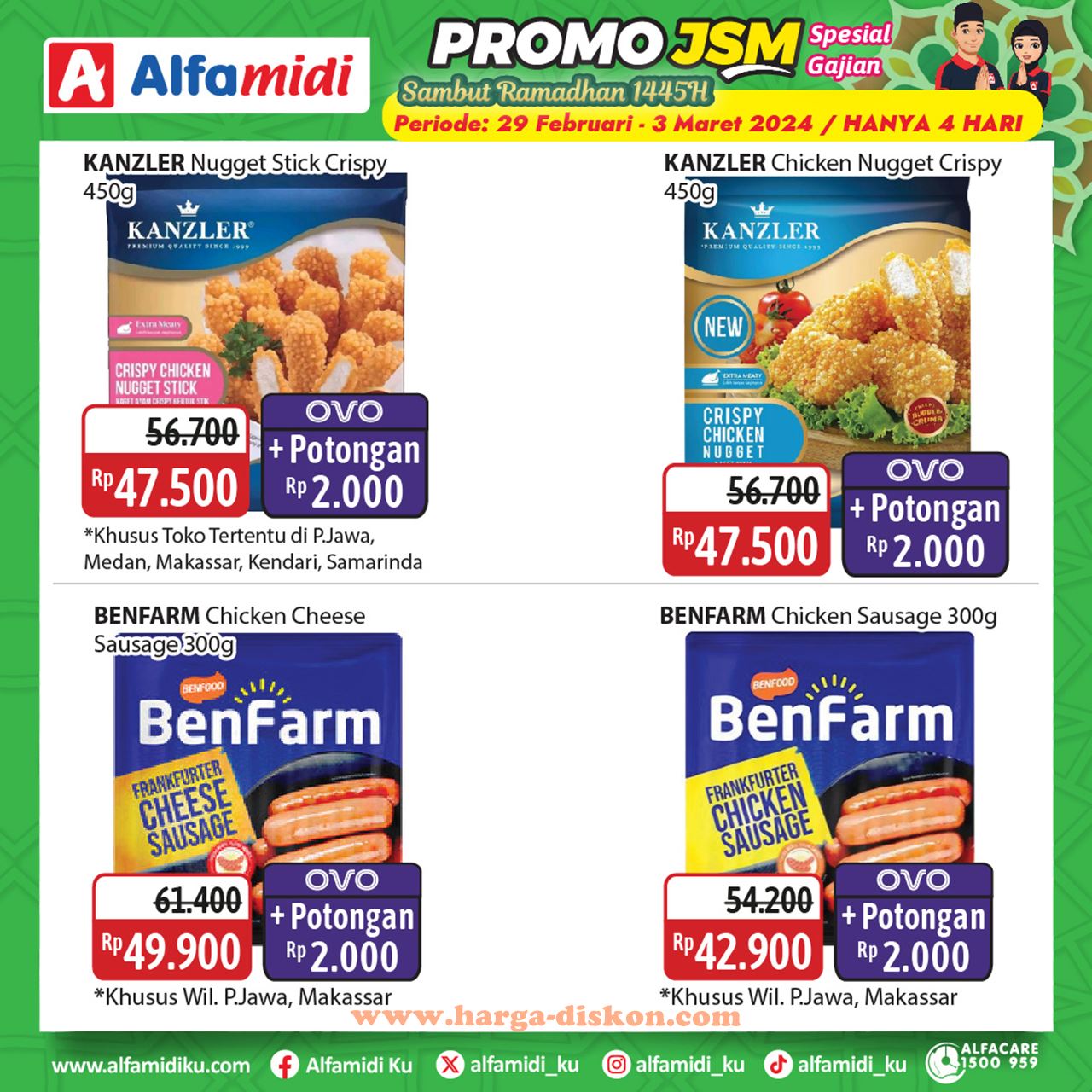 Promo ALFAMIDI Akhir Pekan Promo JSM 29 Februari - 3 Maret 2024